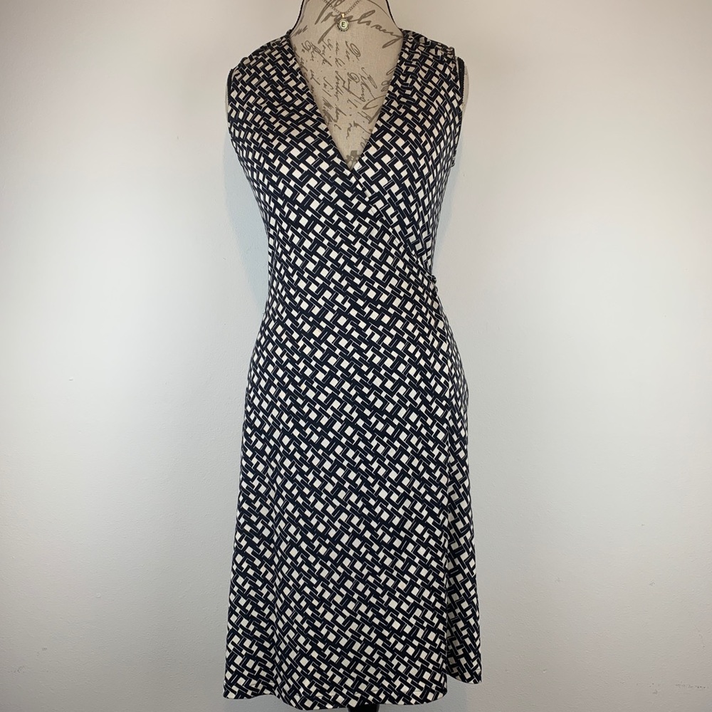 Diane von Furstenberg Silk Wrap Summer Dress Sz 4